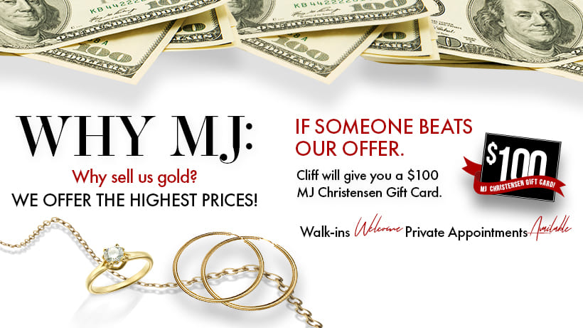 Why sell us gold? We offer the highest prices!