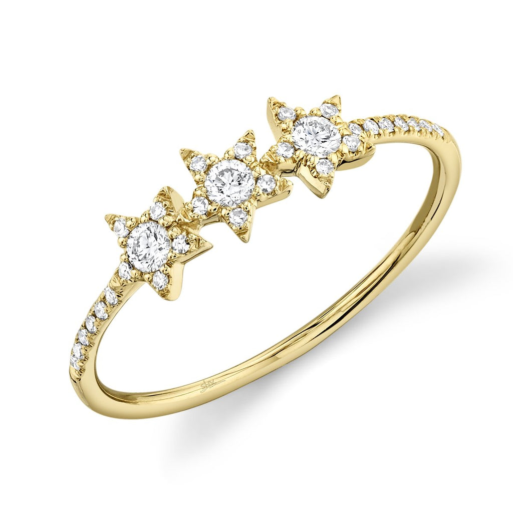 Style in 14 Karat Yellow Diamond Fashion Ring - MJ Christensen Diamonds