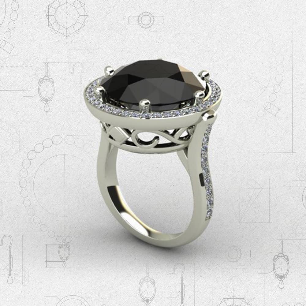 Custom Ring Design by MJ Christensen Diamonds