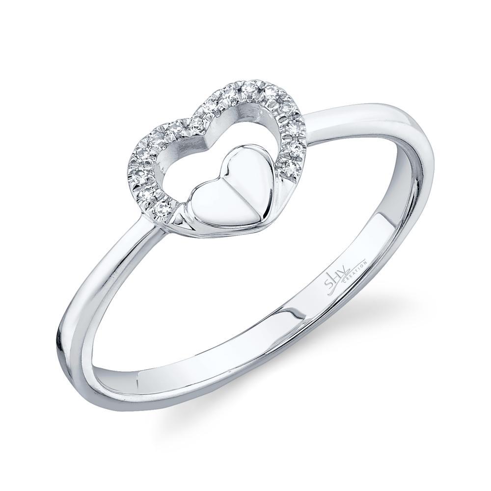 Style in 14 Karat White Diamond Fashion Ring - MJ Christensen Diamonds