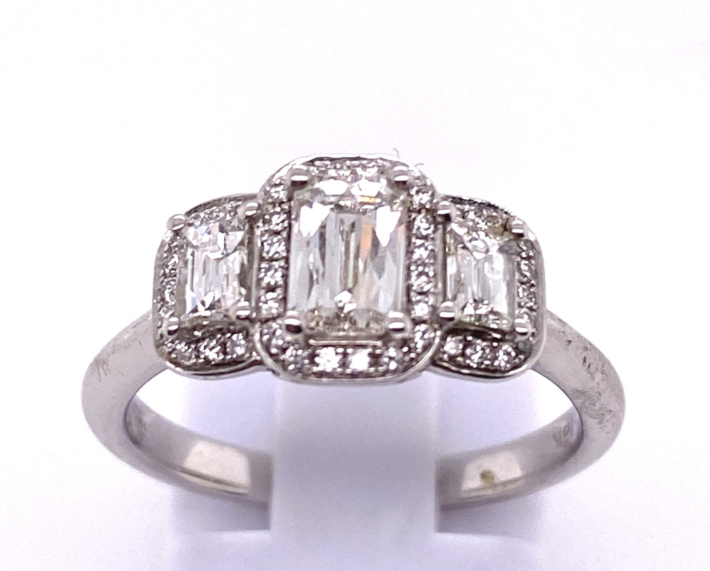 Style in 18 Karat White Diamond Fashion Ring - MJ Christensen Diamonds